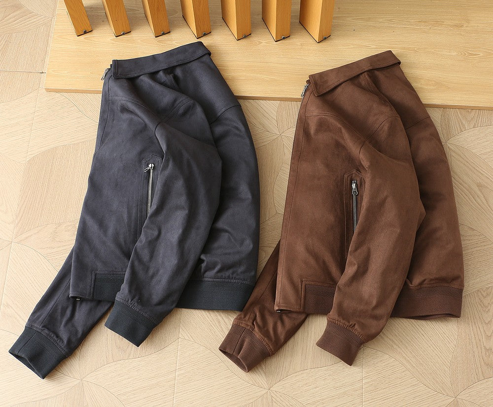 Loro Piana Ivy Bomber Jacket in Dark Blue Night