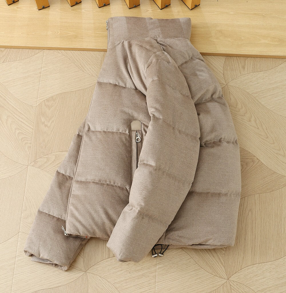 Loro Piana GreyOasi Quilted Cashmere Jacket