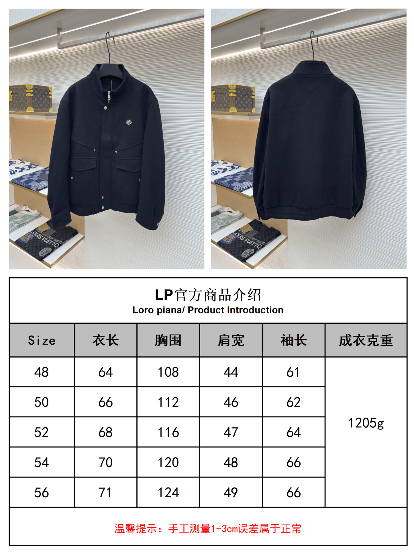 Loro Piana Minimalist Cashmere Jacket- Black