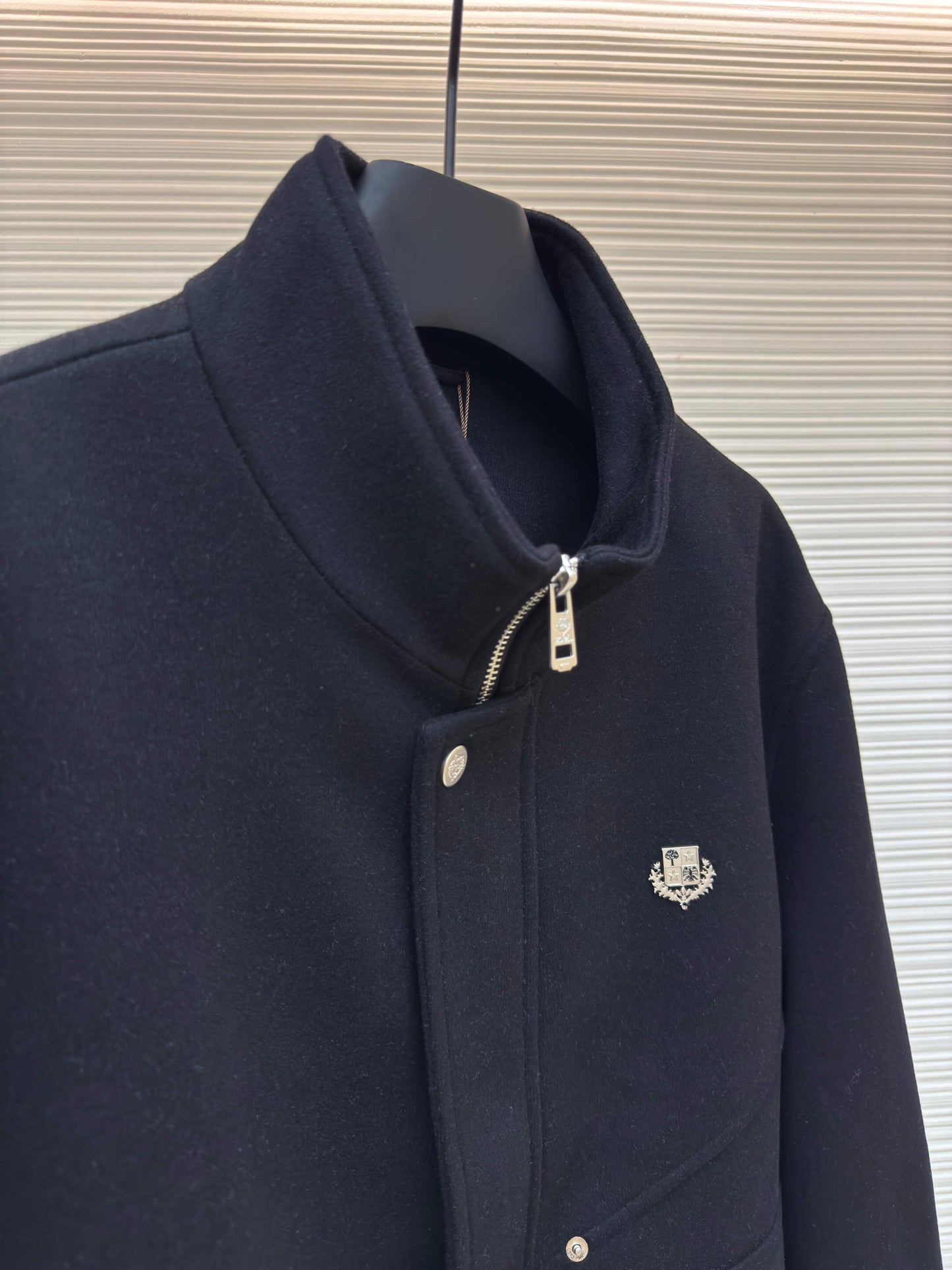 Loro Piana Minimalist Cashmere Jacket- Black