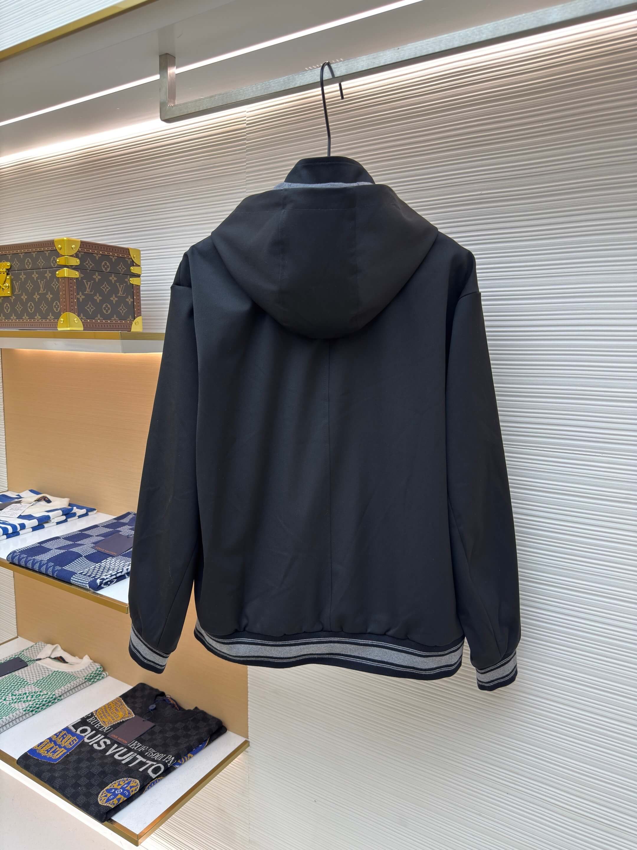 Loro Piana Pocket Cashmere Hoodie- Black – HolloMen