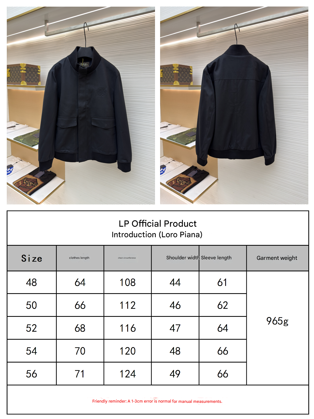 Loro Piana Stand-up Collar Cashmere Jacket- Black