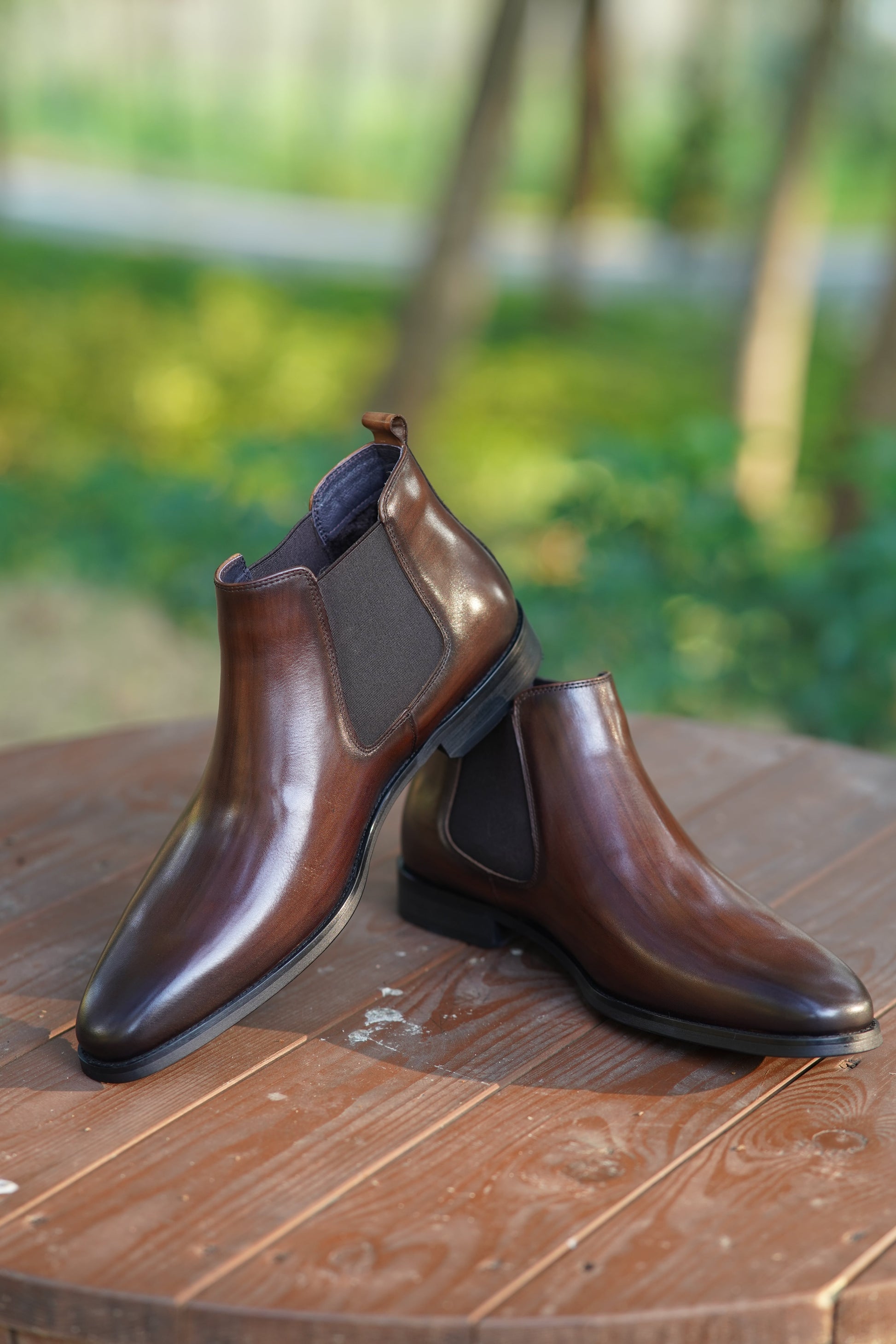 Espresso Majesty Chelsea Boots Luxurious Men's Leather Footwear HolloMen Espresso Majesty Chelsea Boots Luxurious Men's Leather Footwear HolloMen
