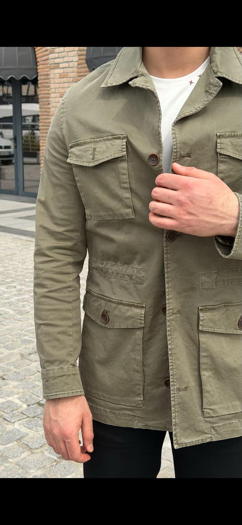 Reykjavik Field Jacket — Khaki Utility – HolloMen