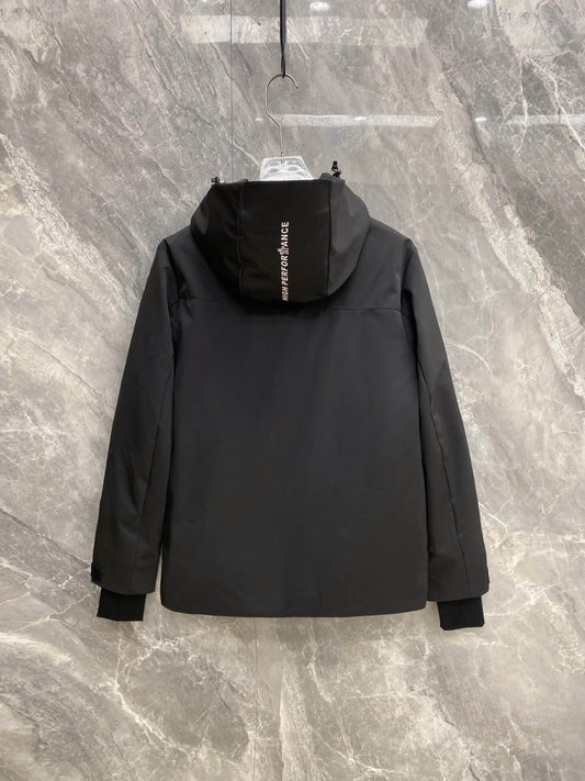 Moncler Grenoble Cormet Hooded Shell Jacket in Black
