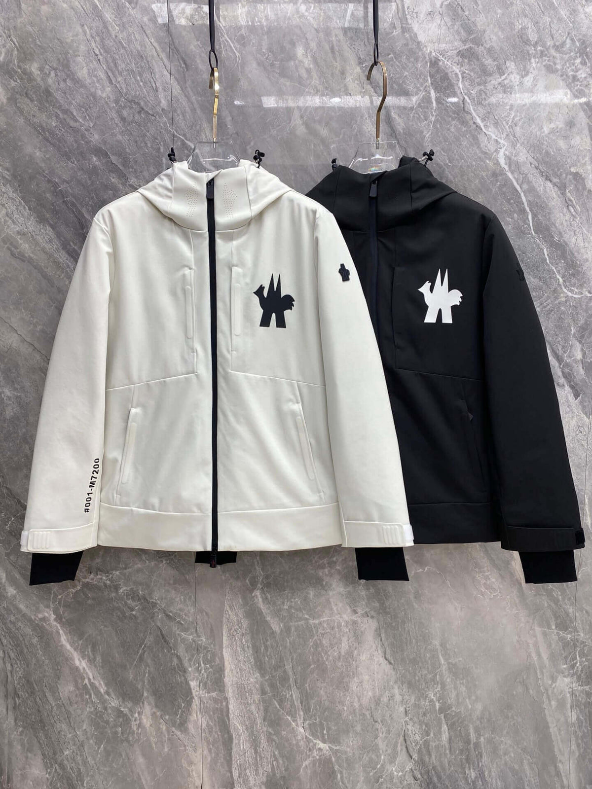 Moncler Grenoble Cormet Hooded Shell Jacket in Black