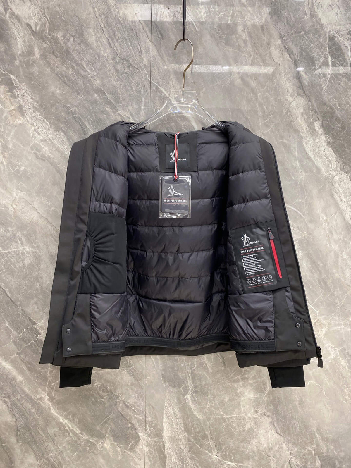 Moncler Grenoble Cormet Hooded Shell Jacket in Black