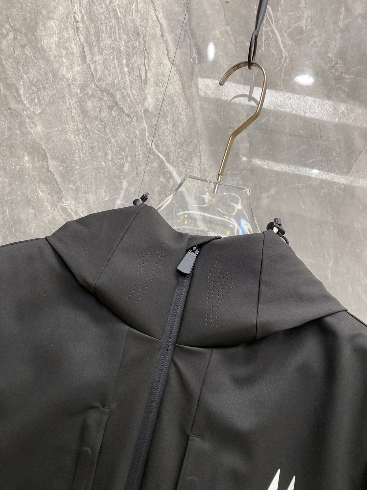 Moncler Grenoble Cormet Hooded Shell Jacket in Black