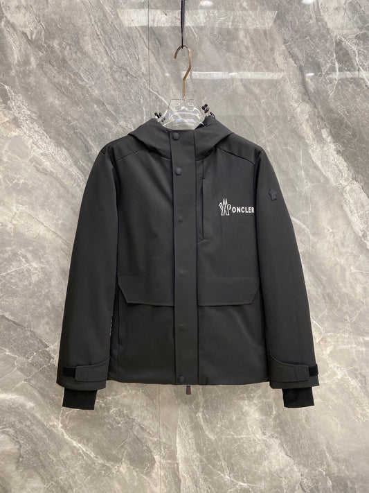 Moncler Grenoble Dynamics Hybrid Hooded Top in Black