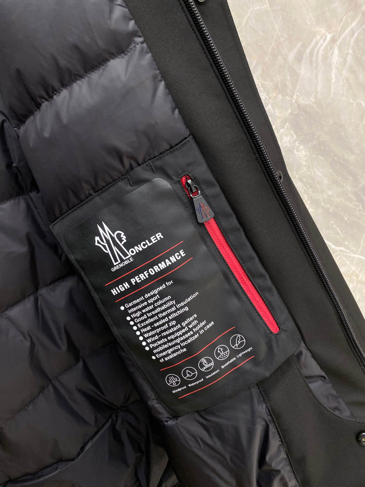 Moncler Grenoble Dynamics Hybrid Hooded Top in Black