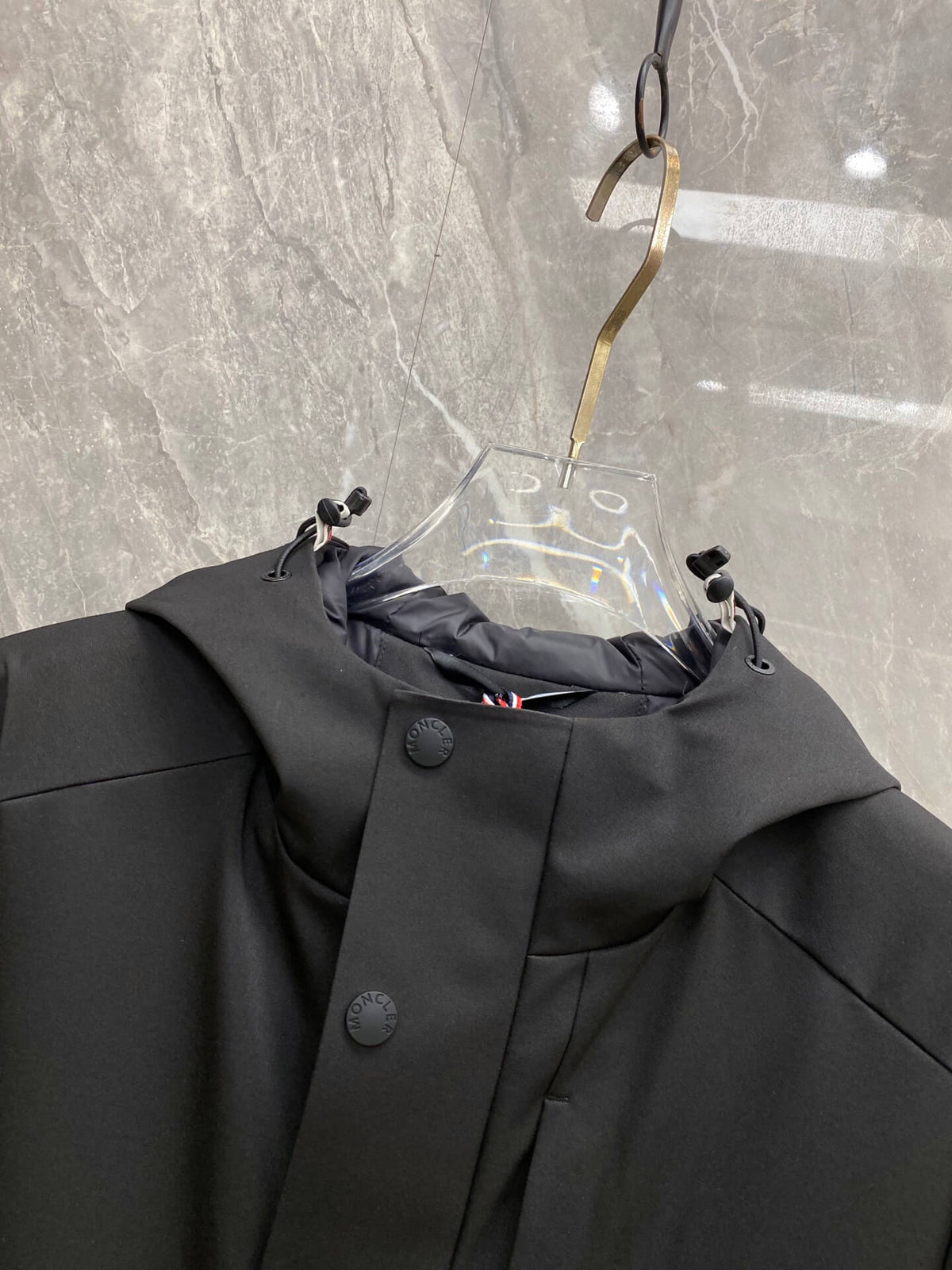 Moncler Grenoble Dynamics Hybrid Hooded Top in Black