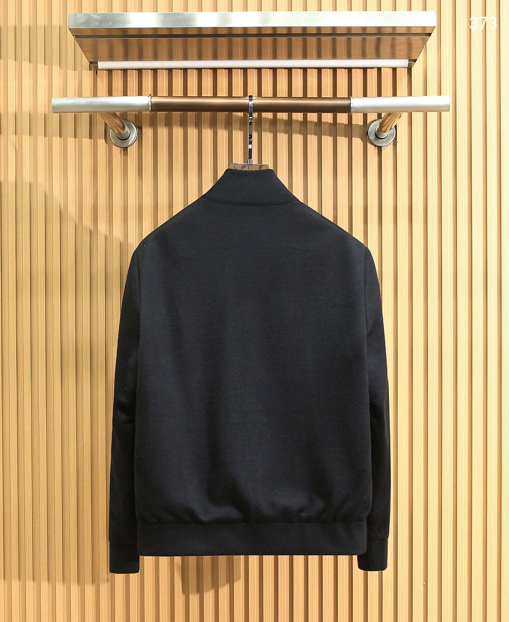 Moncler Navy Blue Hybrid Quilted Knit Zip-Up Jacket
