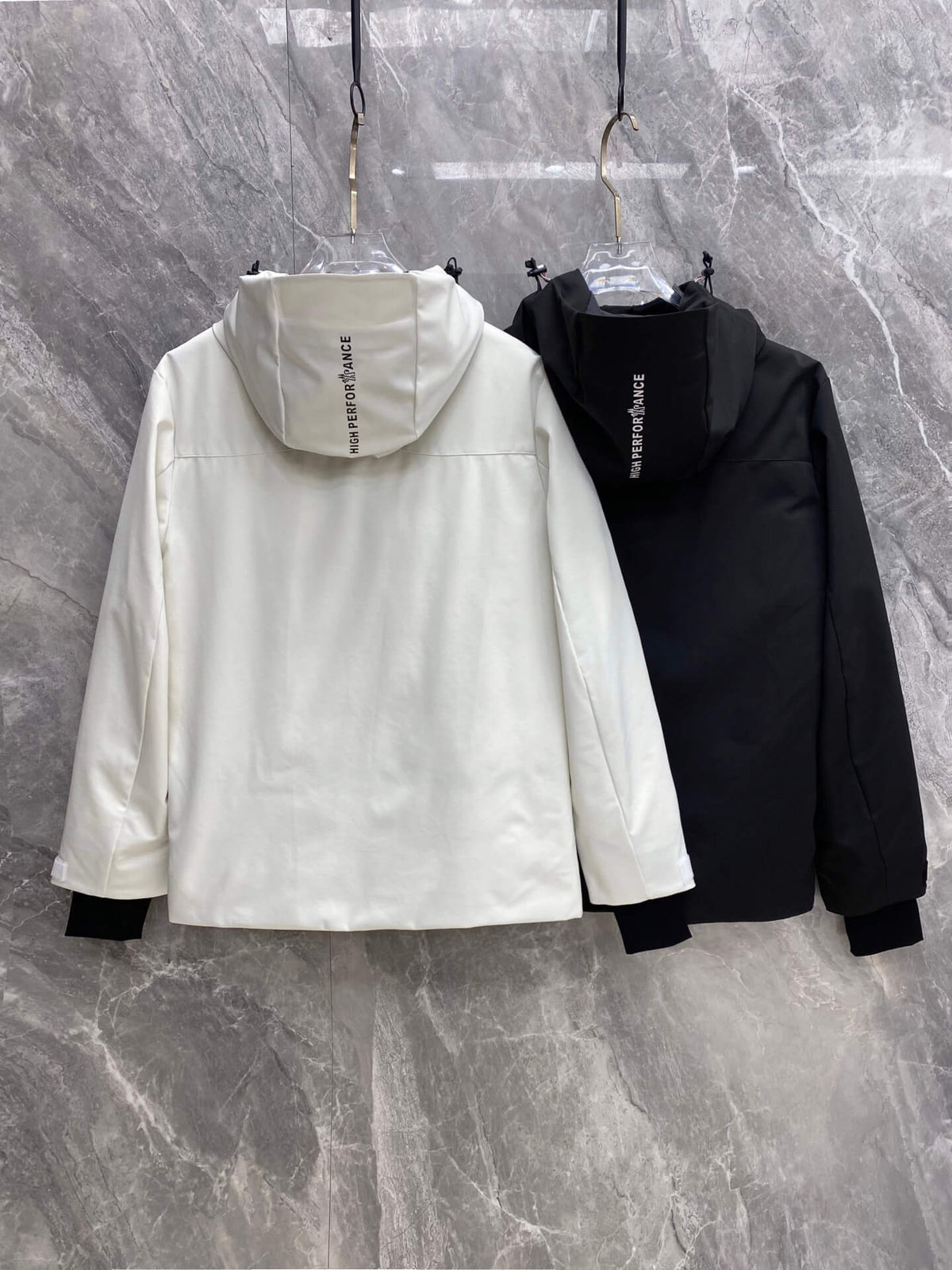 Moncler Grenoble Cormet Hooded Shell Jacket in White
