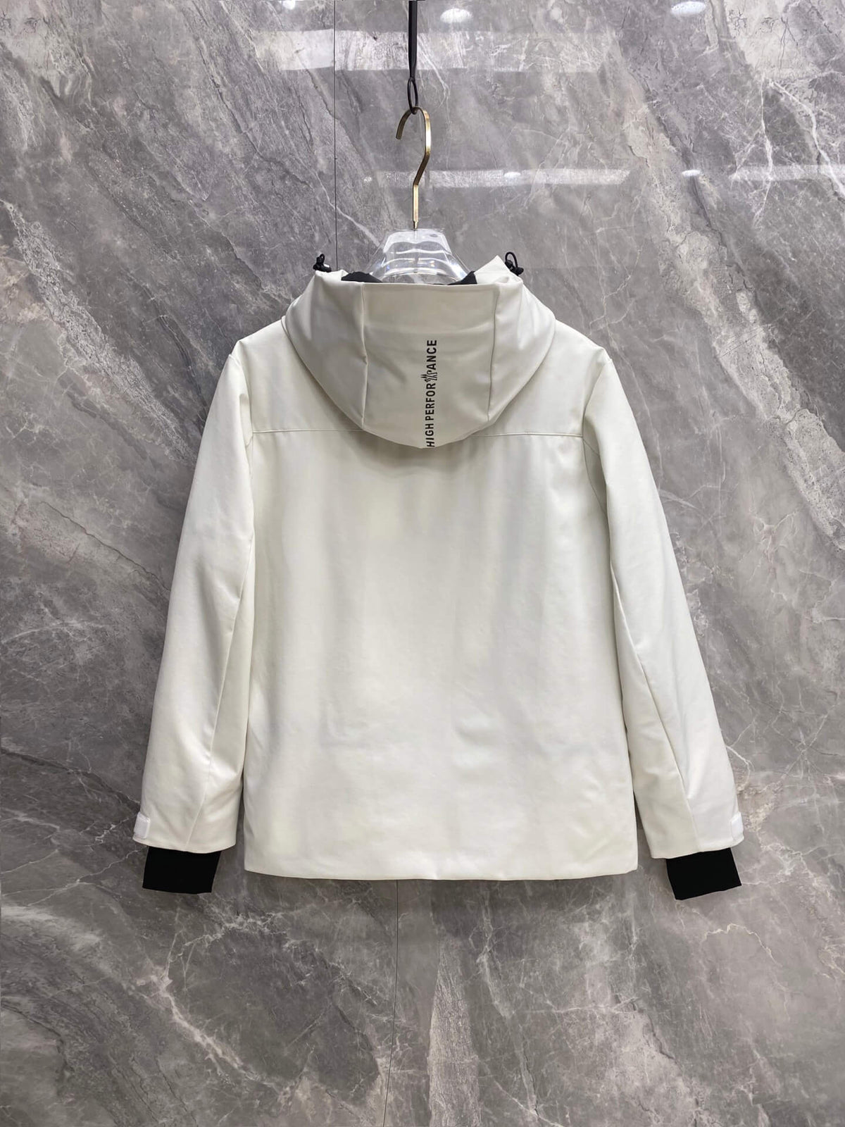 Moncler Grenoble Cormet Hooded Shell Jacket in White
