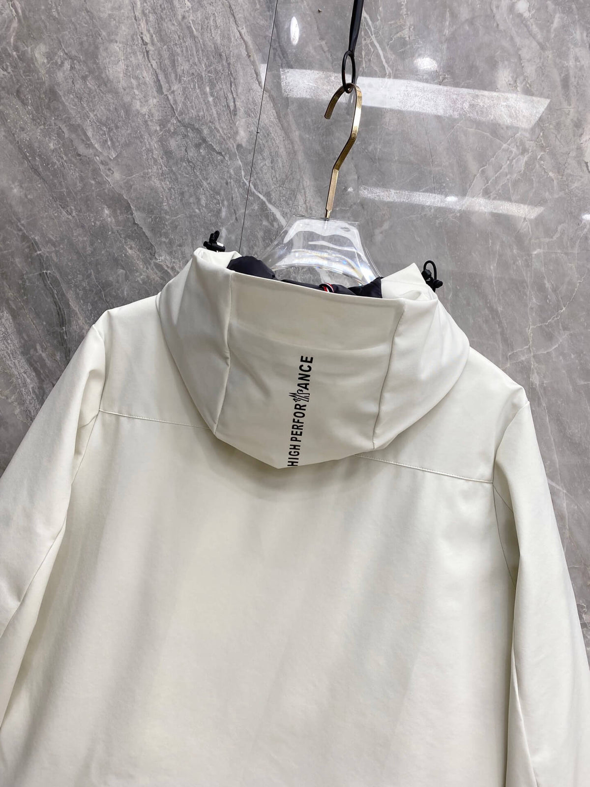 Moncler Grenoble Cormet Hooded Shell Jacket in White