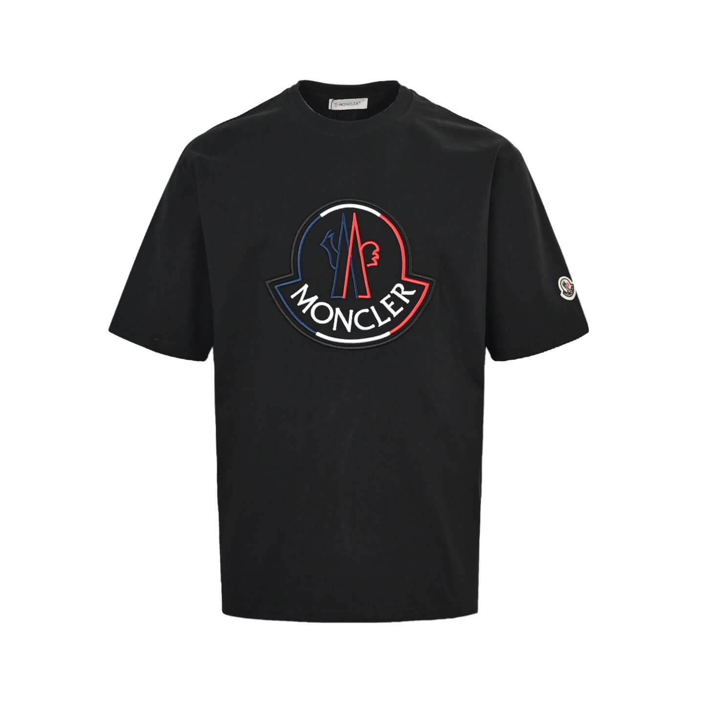 Moncler Shirt Logo Bordado Color Black