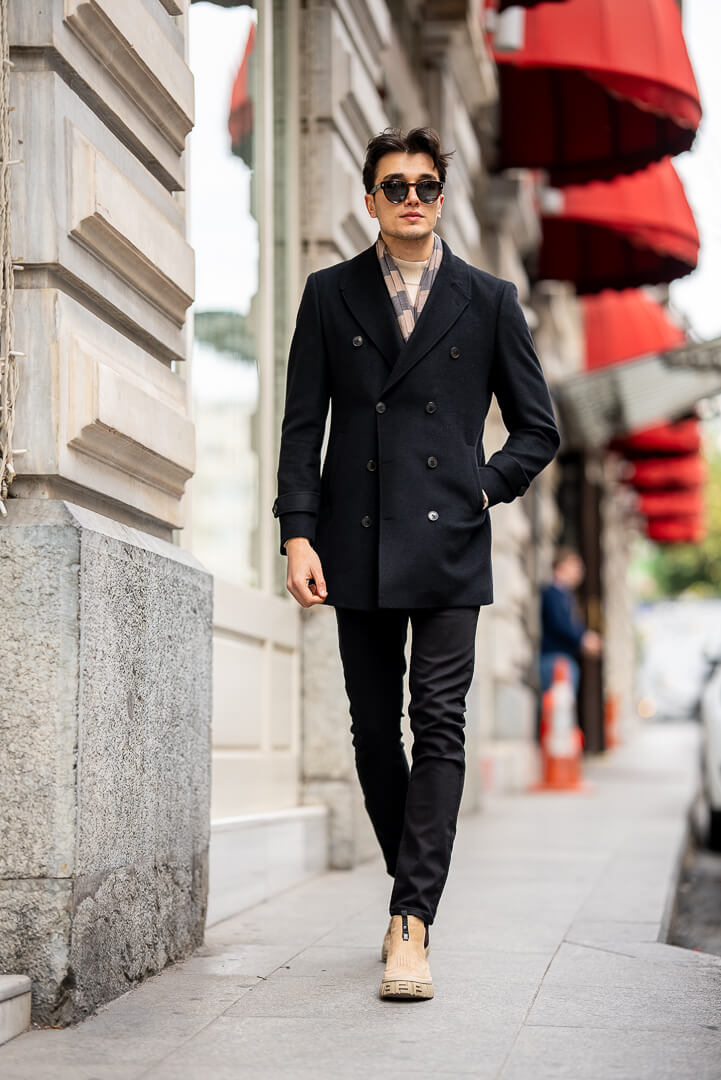 black mens dress coat Men's Black Coats & Jackets