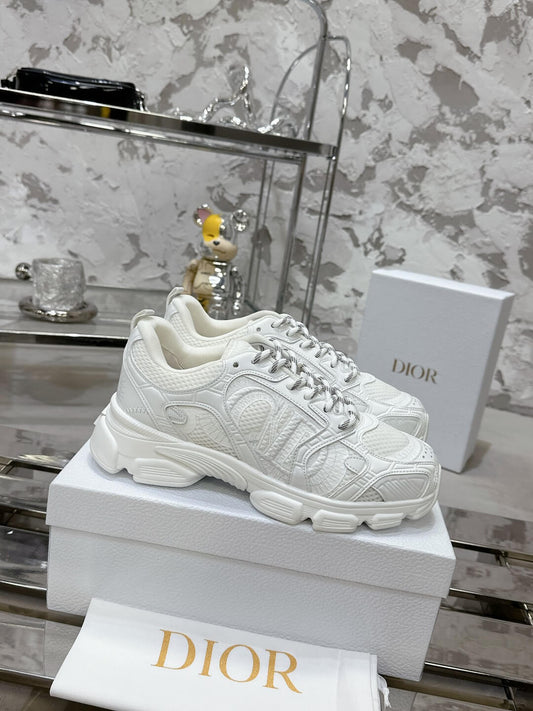 WOMENS CD CHRONO TRAINERS - ALL-WHITE