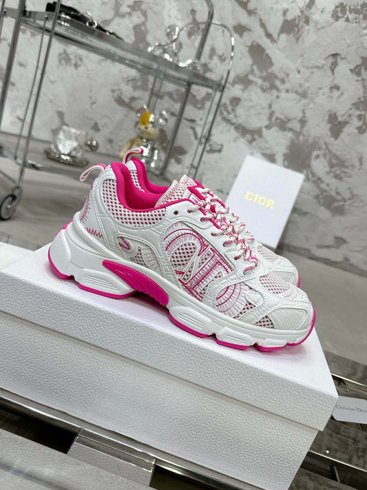 WOMENS DIOR CHRONO TRAINERS - HOT PINK