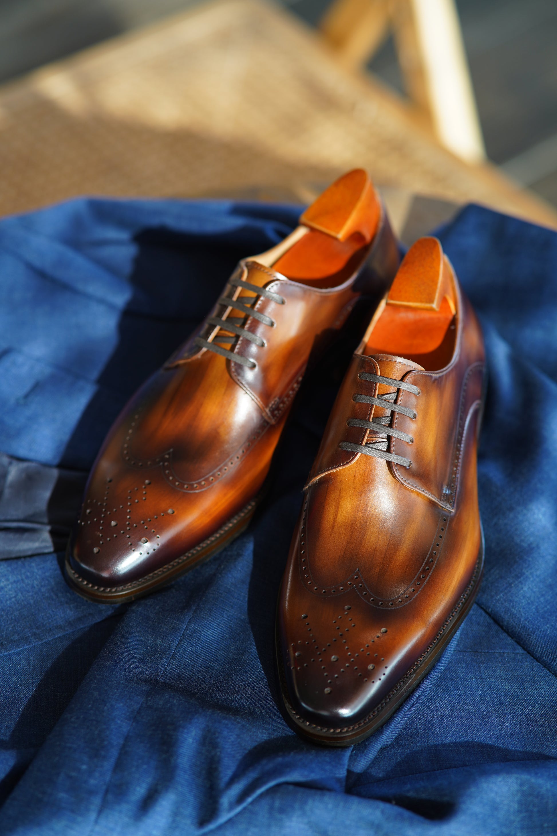 Church's Scarpe Derby McPherson In Pelle Martellata Con Dettagli Brogue 1310132 Zoom Church's Scarpe Derby McPherson In Pelle Martellata Con Dettagli Brogue 1310132 Zoom