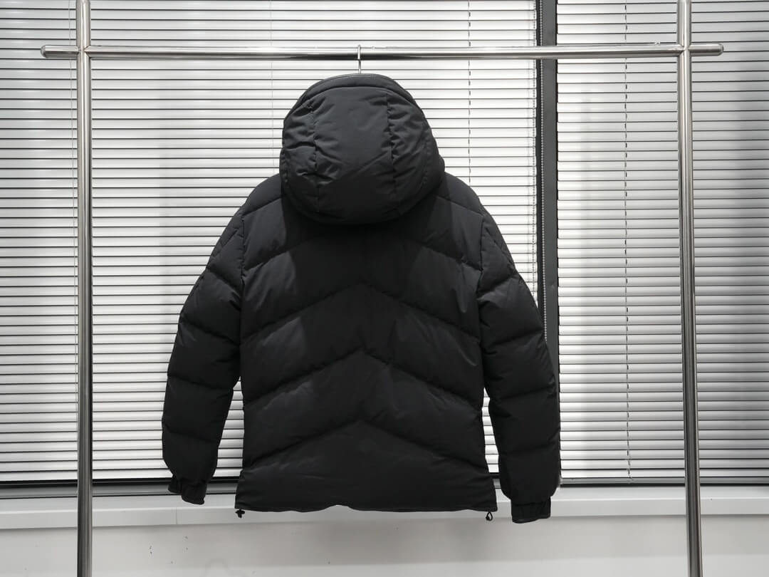 Zenga Cashmere Blend Down Jacket- Black