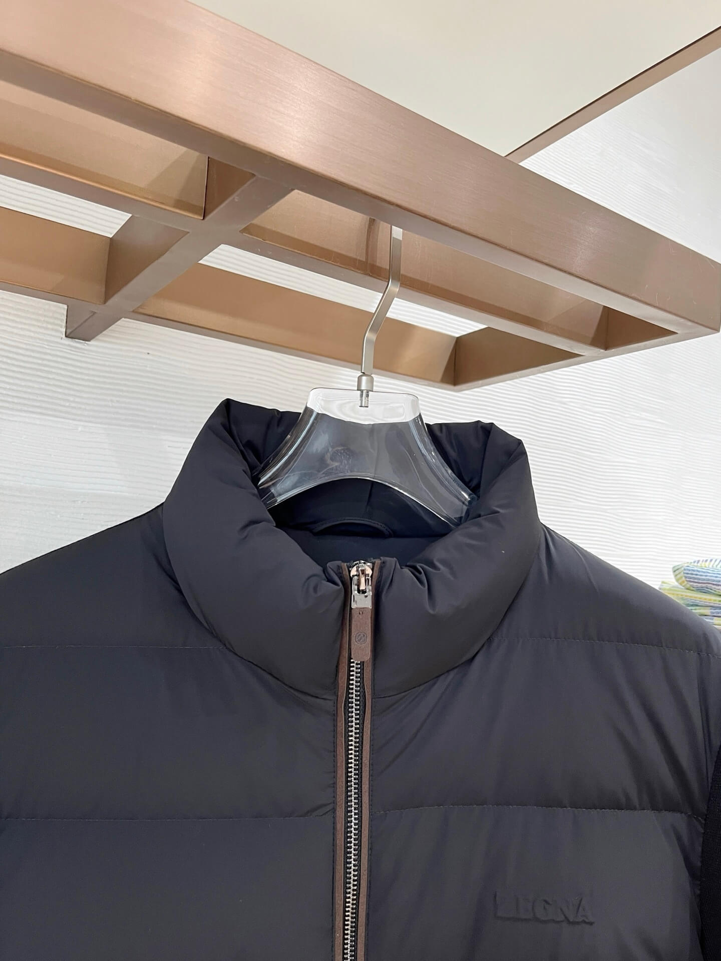 Zenga Ermenegildo Men's Down Jacket- Black