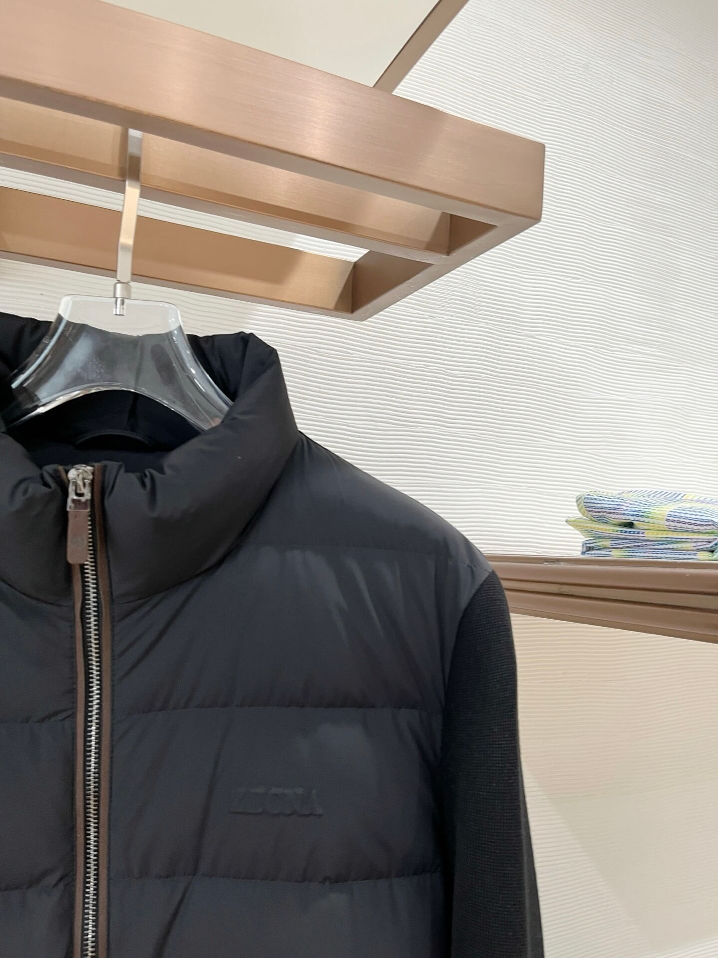 Zenga Ermenegildo Men's Down Jacket- Black