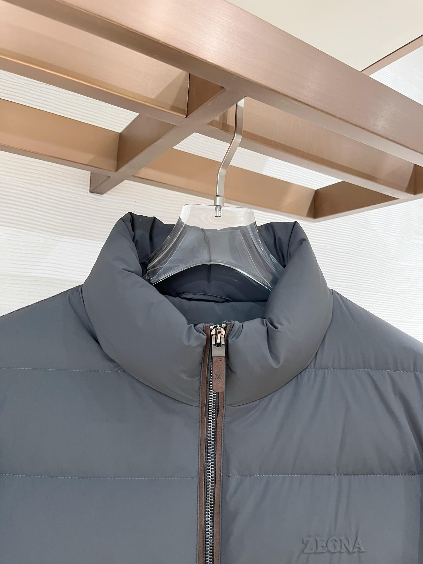 Zenga Ermenegildo Men's Down Jacket- Gray