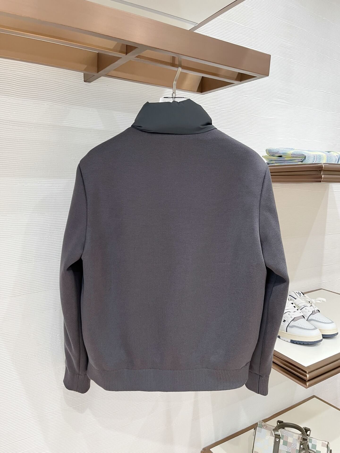 Zenga Ermenegildo Men's Down Jacket- Gray