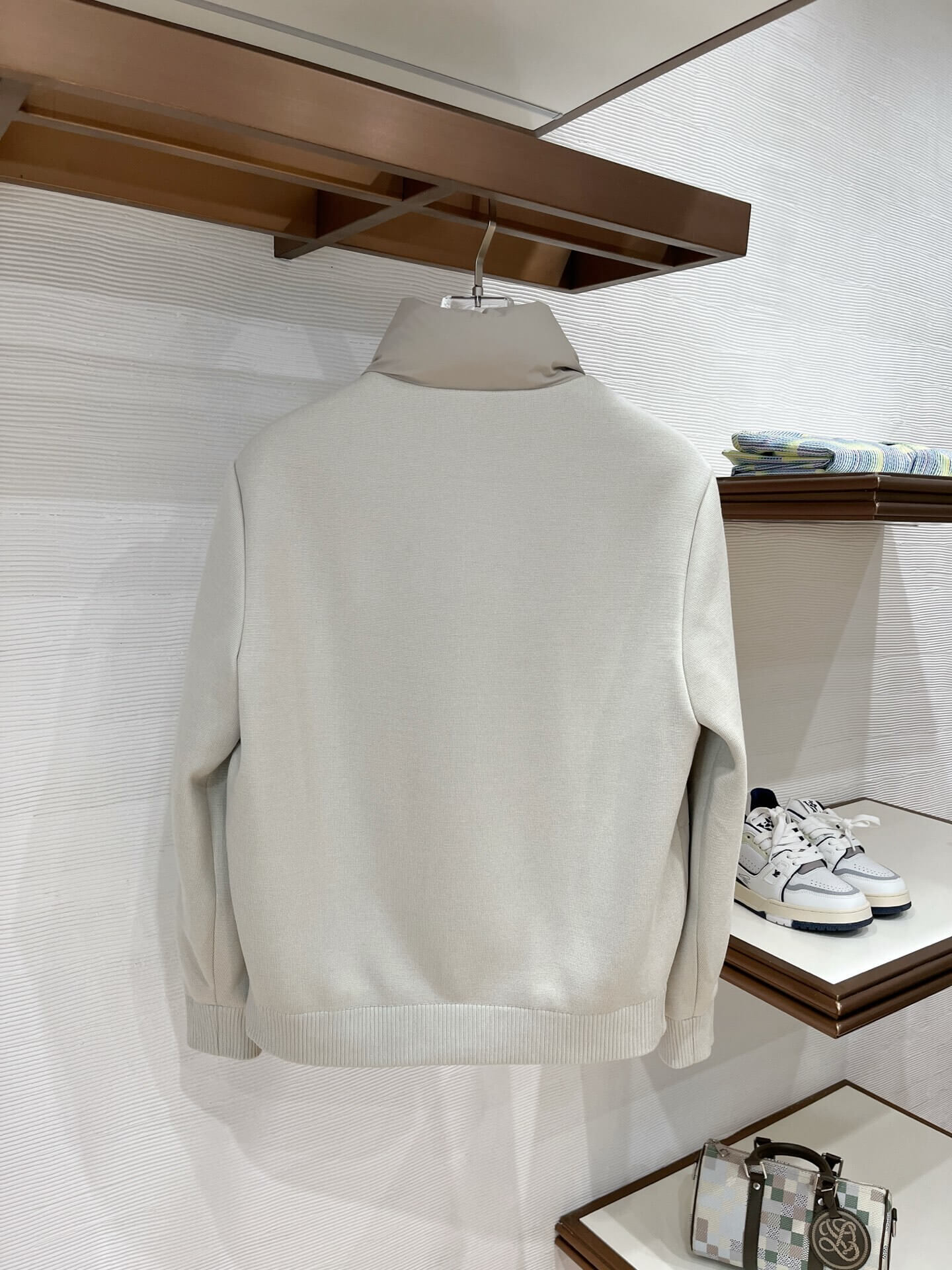 Zenga Ermenegildo Men's Down Jacket- Light Gray