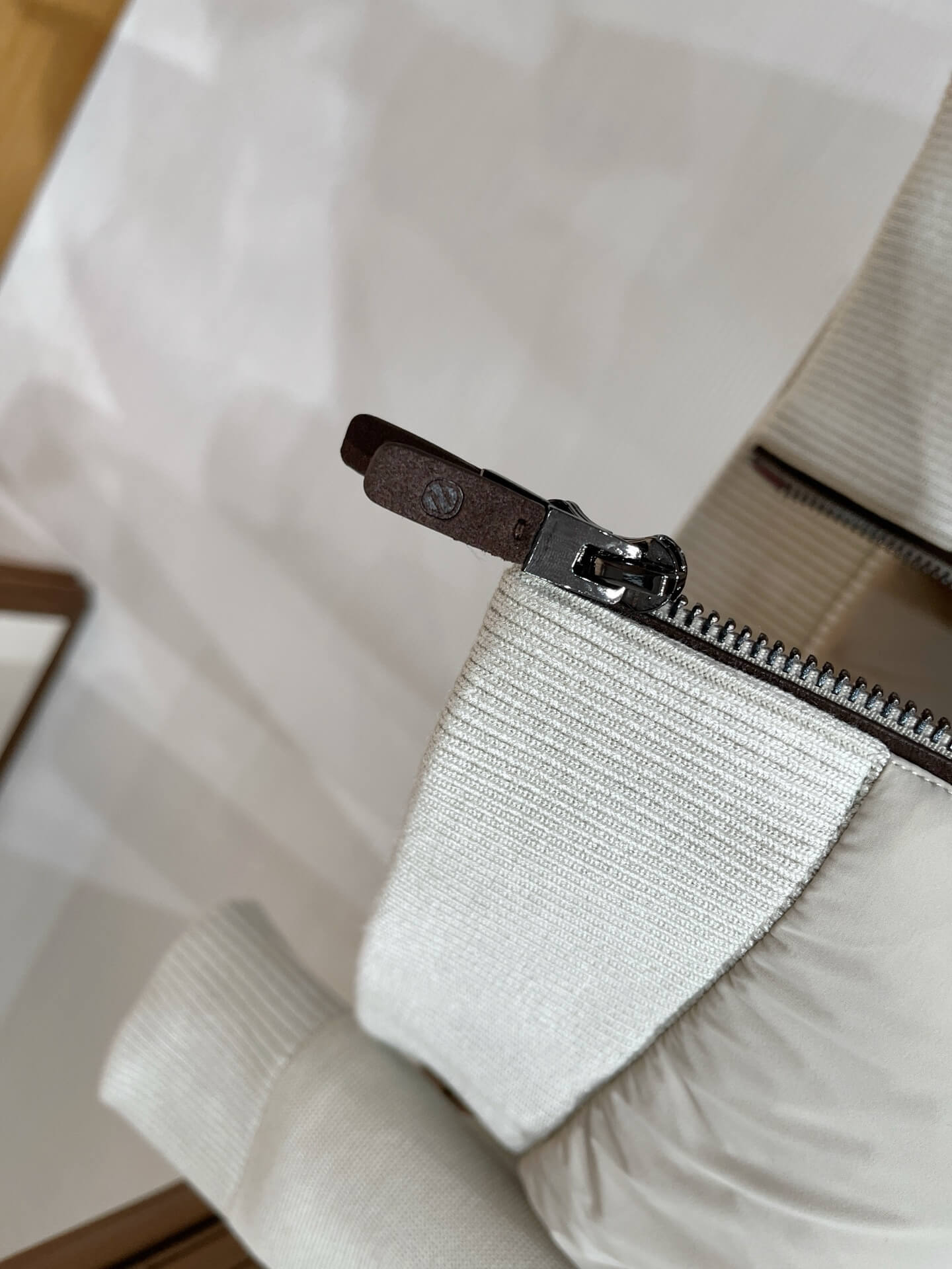 Zenga Ermenegildo Men's Down Jacket- Light Gray