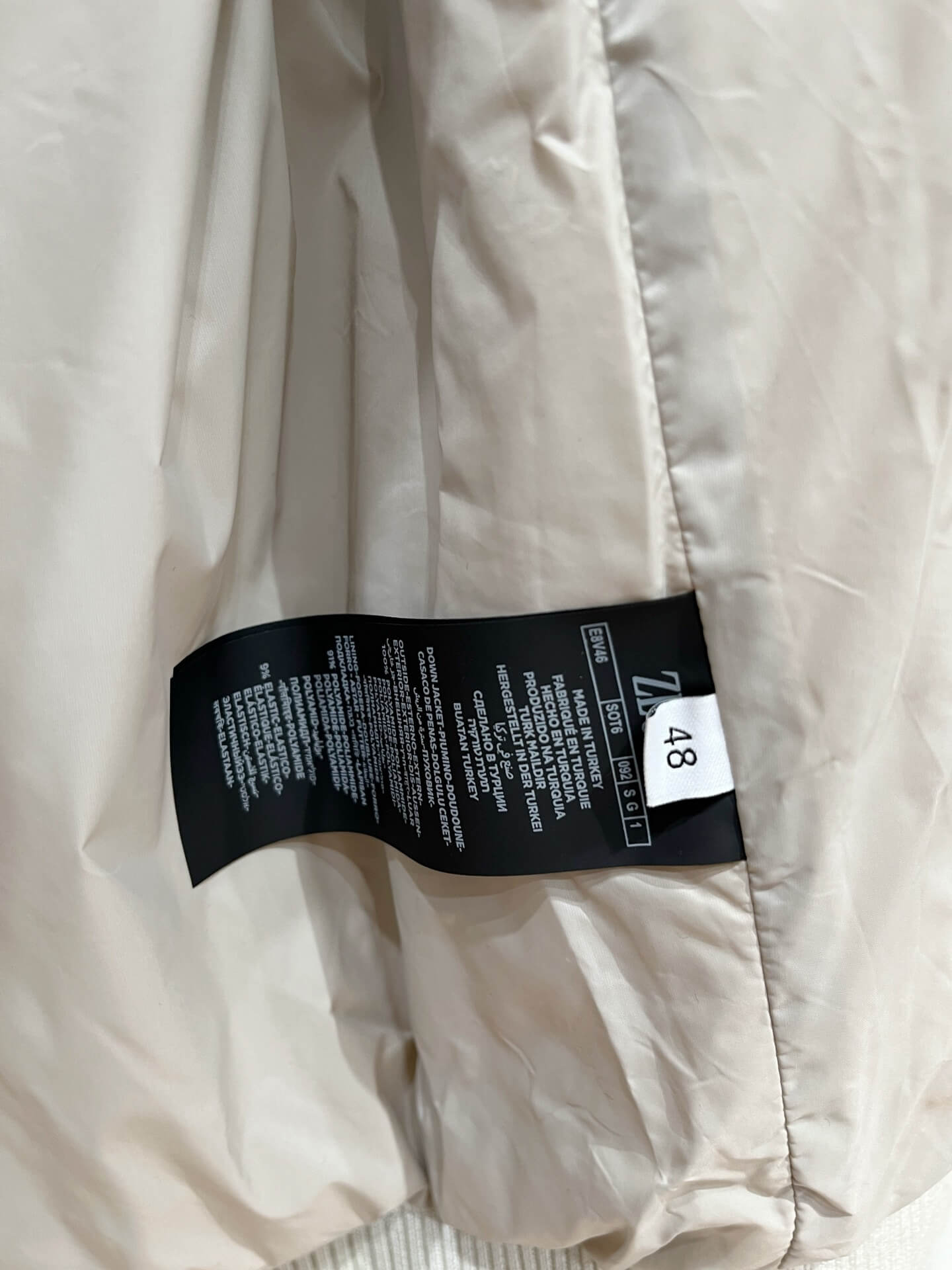 Zenga Ermenegildo Men's Down Jacket- Light Gray