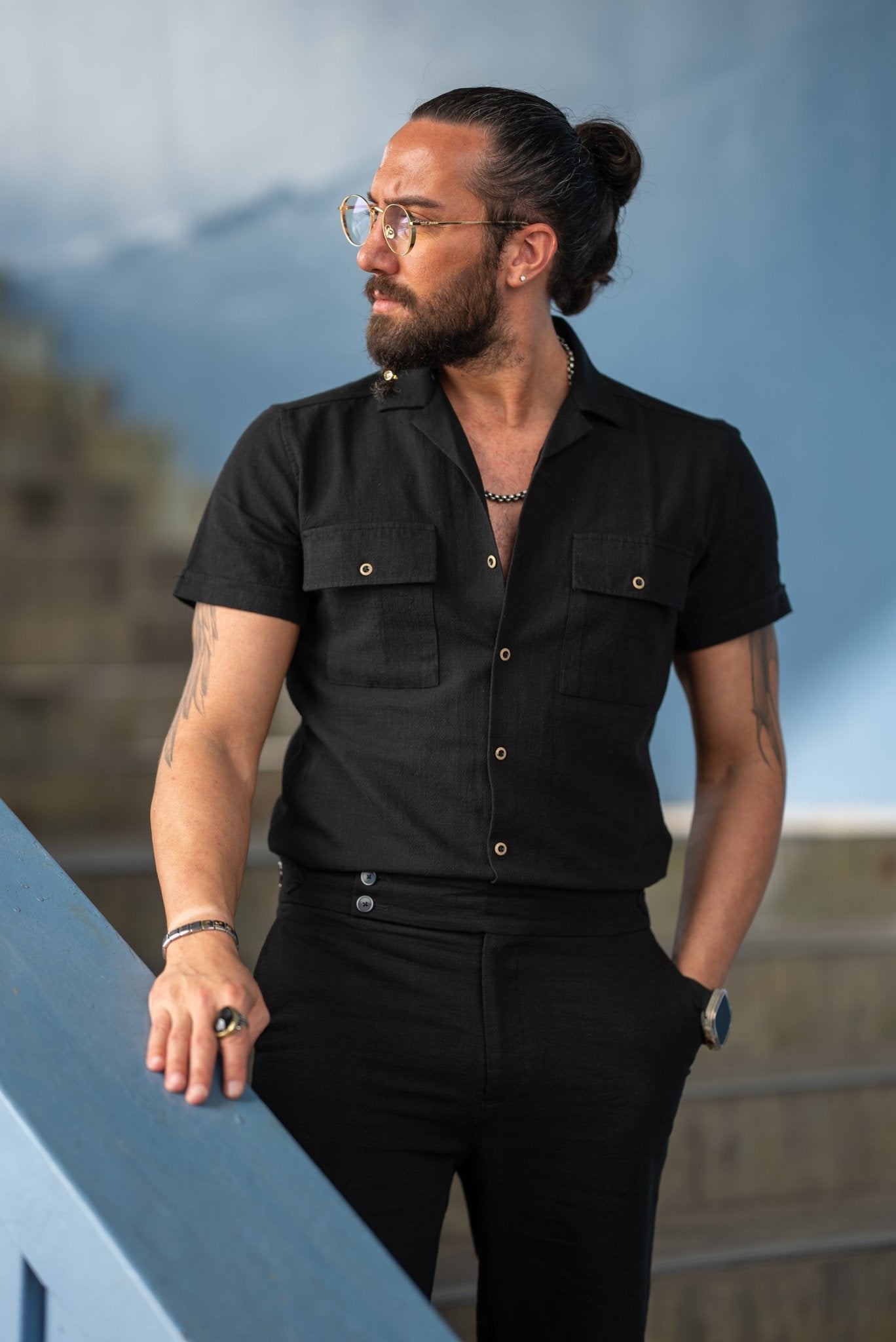 mens black short sleeve dress shirt Amazon.com: Covona Men's Short Sleeve Solid Black Color Dress Shirt Size Small : Clothing, Shoes & Jewelry