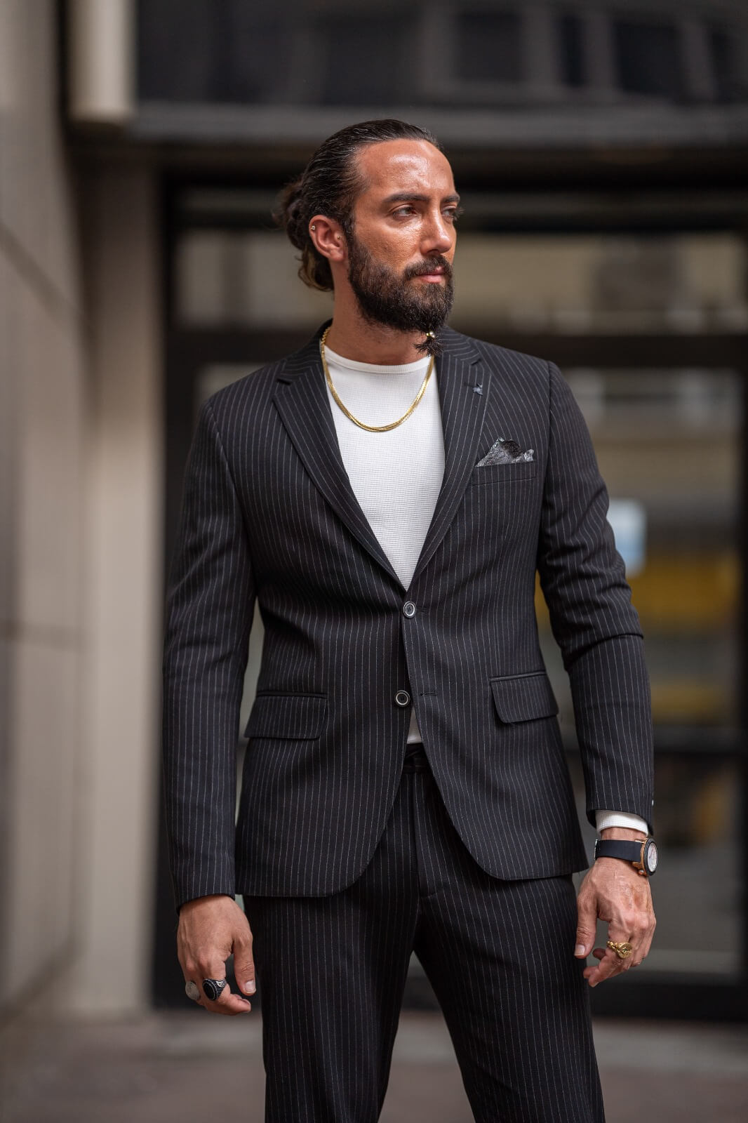 HolloMen's Black Plaid Office Casual Suit: Timeless Elegance and Unparalleled Style HolloMen's Black Plaid Office Casual Suit: Timeless Elegance and Unparalleled Style