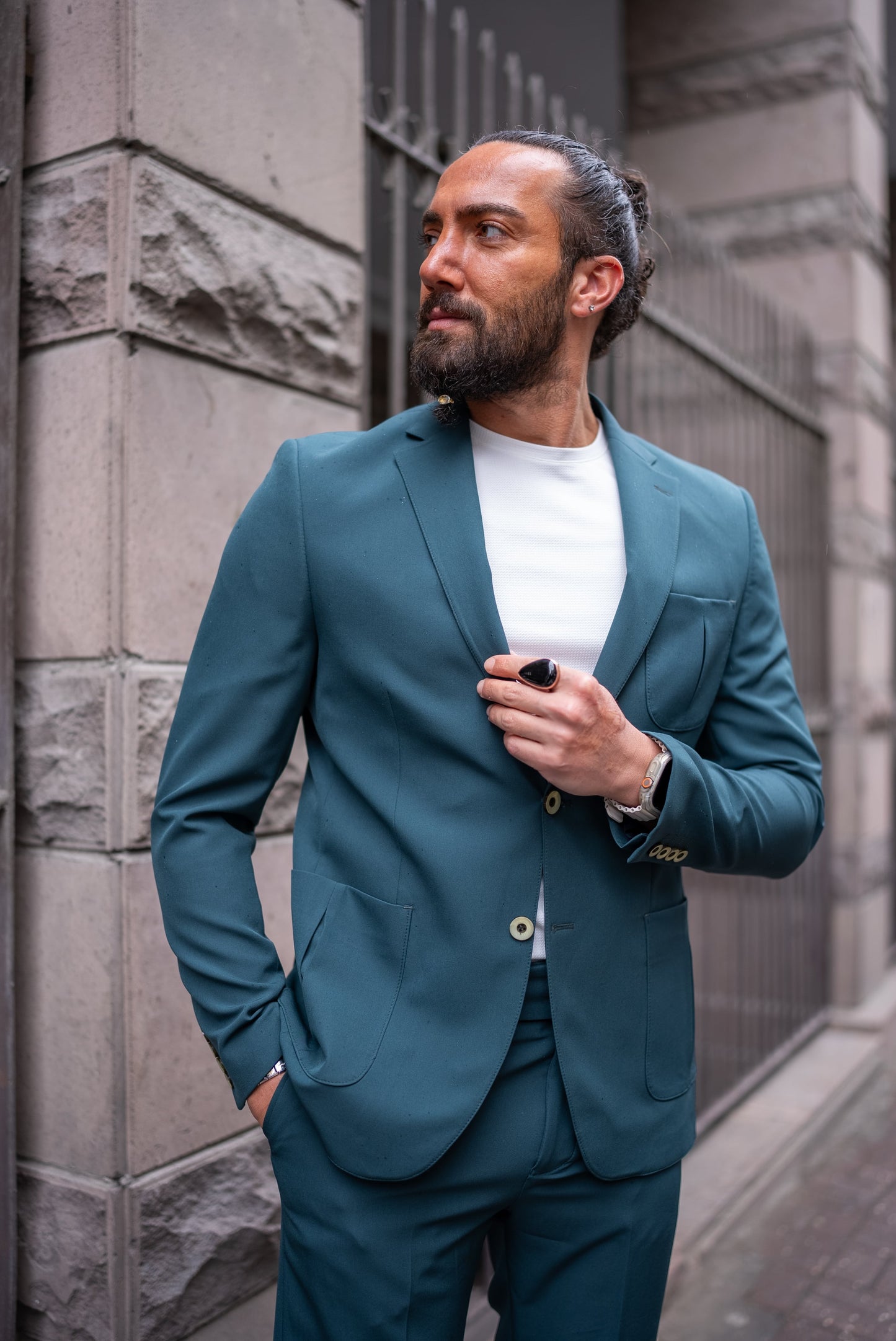 Emerald Wedding Casual Suit