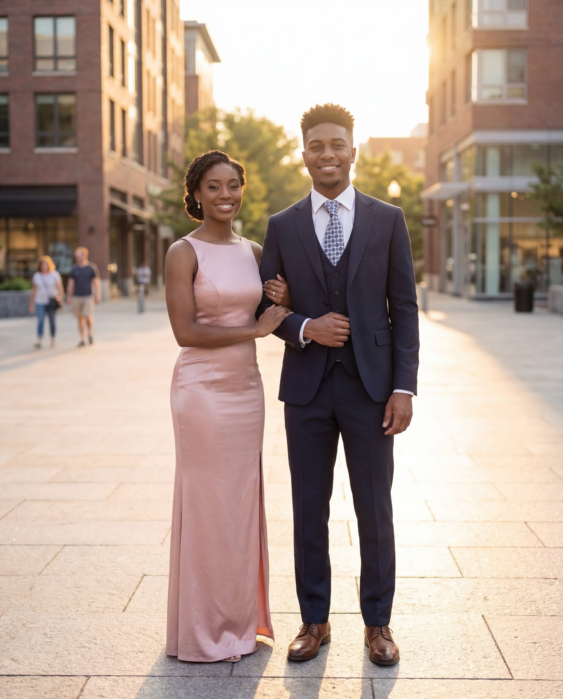 Navy Blue Slim Fit 3-Piece Prom Suit | Prom 2026 | HolloMen Navy Blue Slim Fit 3-Piece Prom Suit | Prom 2026 | HolloMen