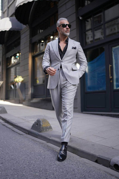 formal dressing for men Tapered Classic Fit In Mens Dress Pants Formal Wear For Men