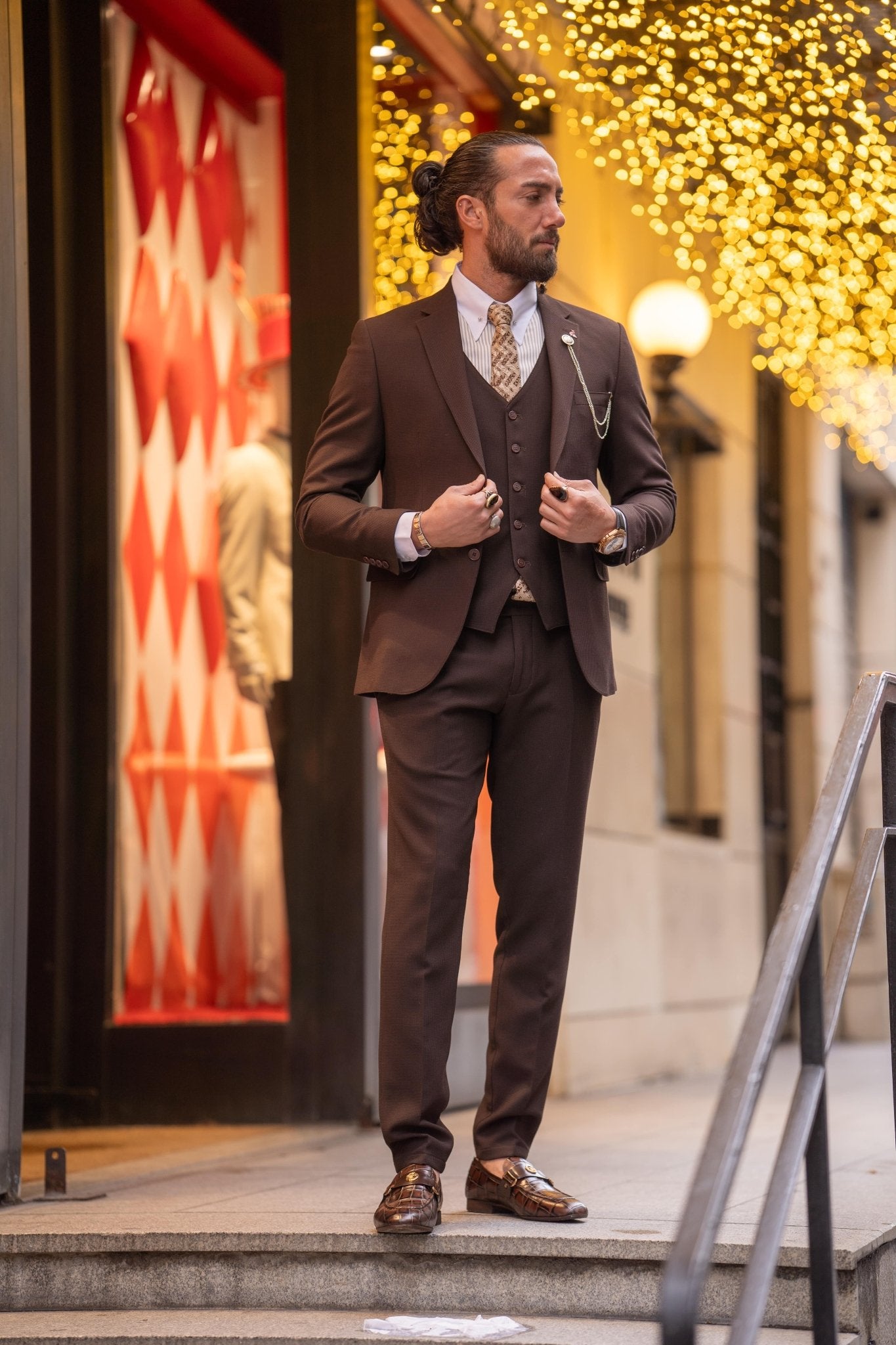 brown dress suit Dark Brown Men's Suit Buy a Stylish Chocolate Brown Suit