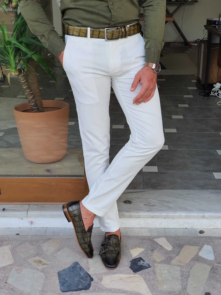 Aslan White Pants - Hollo Men