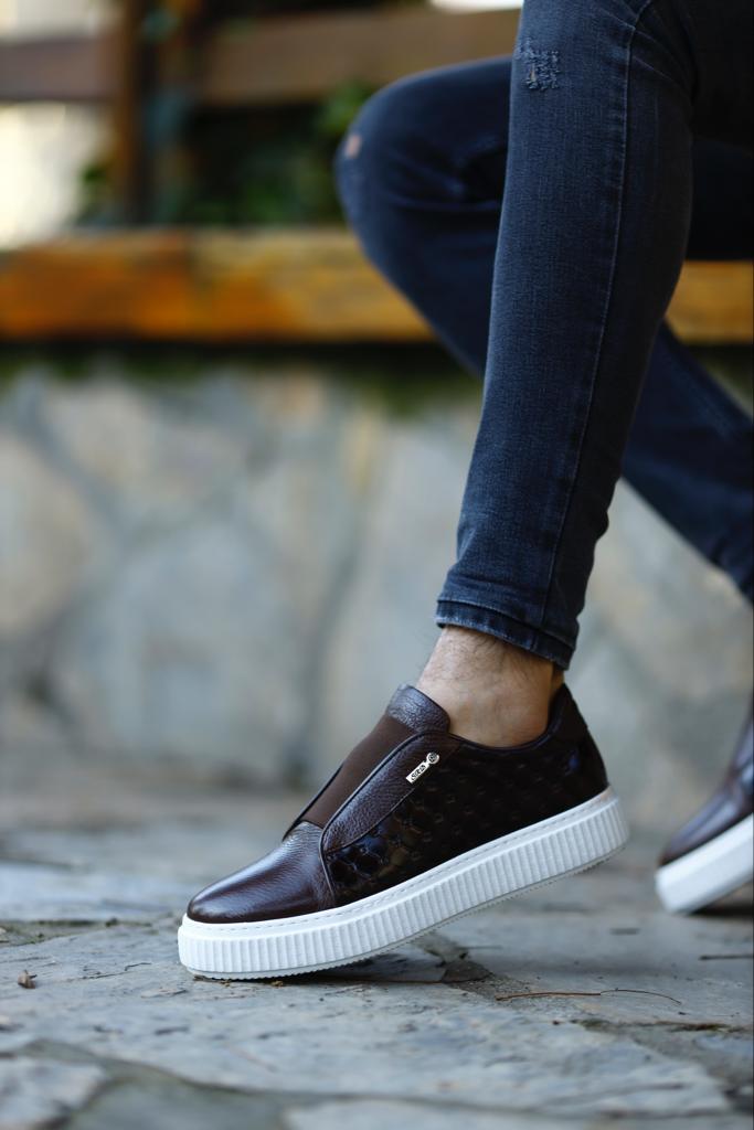 Черно-коричневые повседневные кроссовки Smart Casual