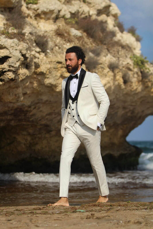 Burford Broken White Tuxedo - Hollo Men