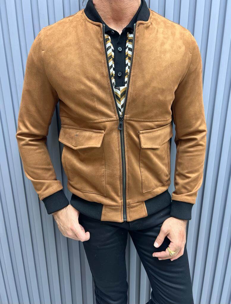 Classic Camel Nubuck Jacket: A timeless shirt that never goes out of style