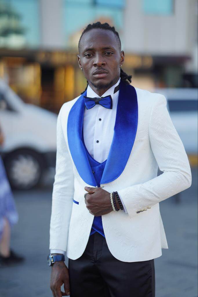 Carey White & Blue Tuxedo HolloMen Carey White & Blue Tuxedo HolloMen