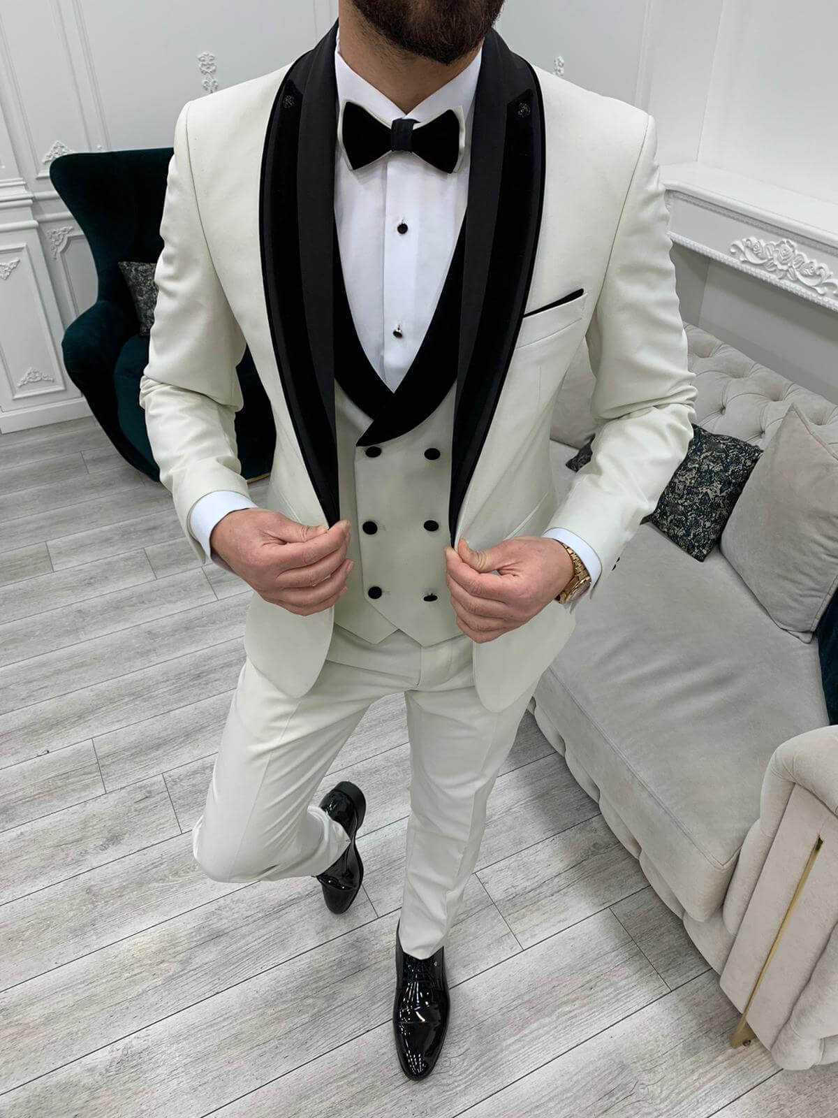 White Tuxedo for Prom & Weddings