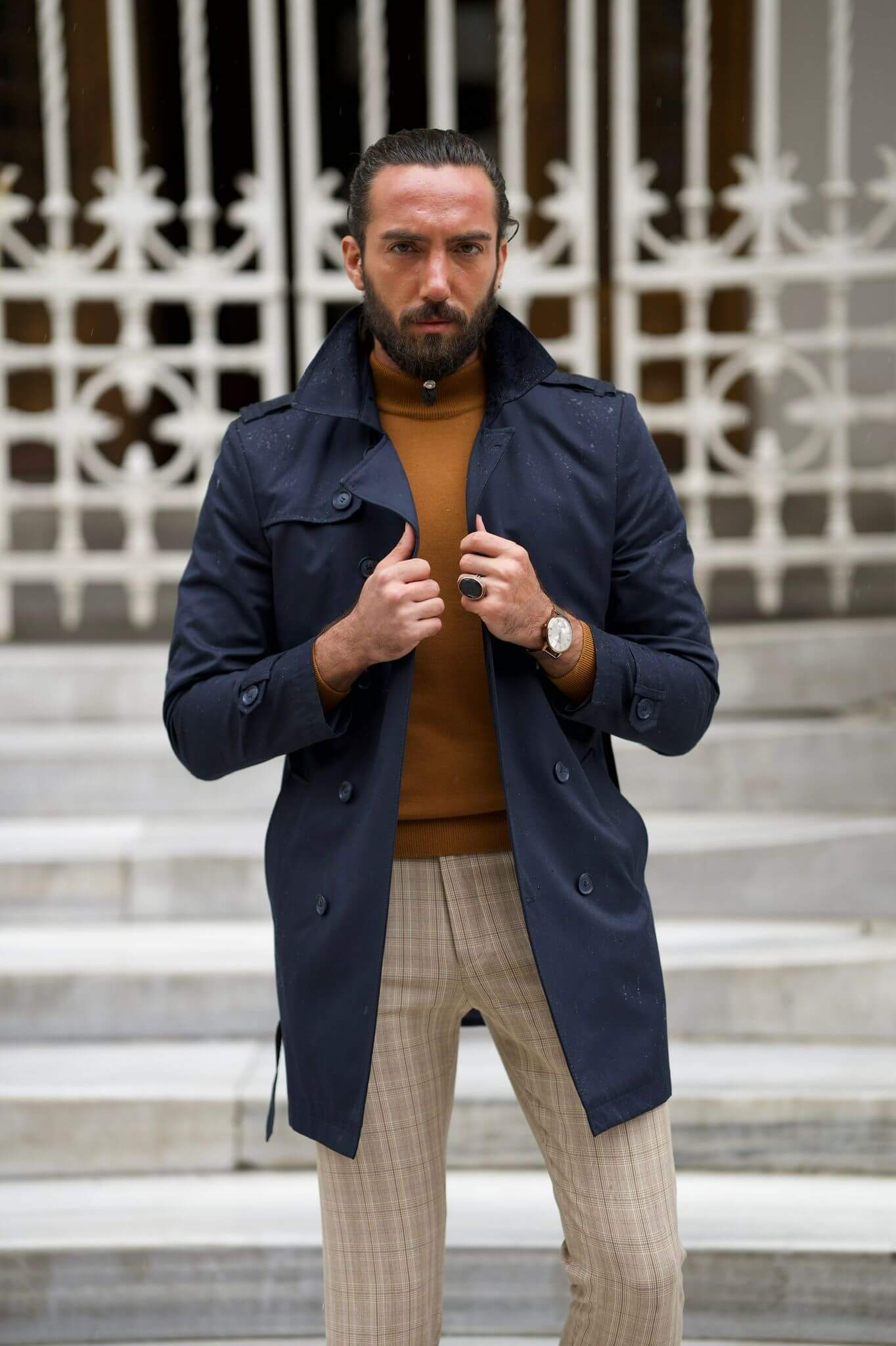 Styling Navy Trench Coat Buy Navy Blue Waterproof Trench Coat From The Next UK Online Shop