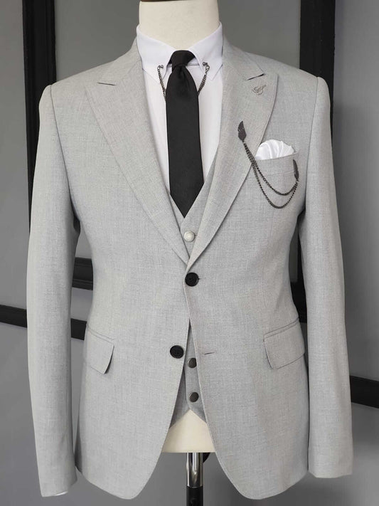 Fatih Bistrech Gray Suit - Hollo Men