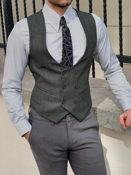 green-double-breasted-vest-