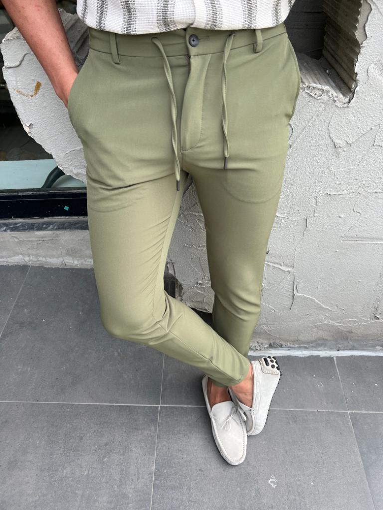 Elevate your casual look with the Green Rope Jogger Pant
