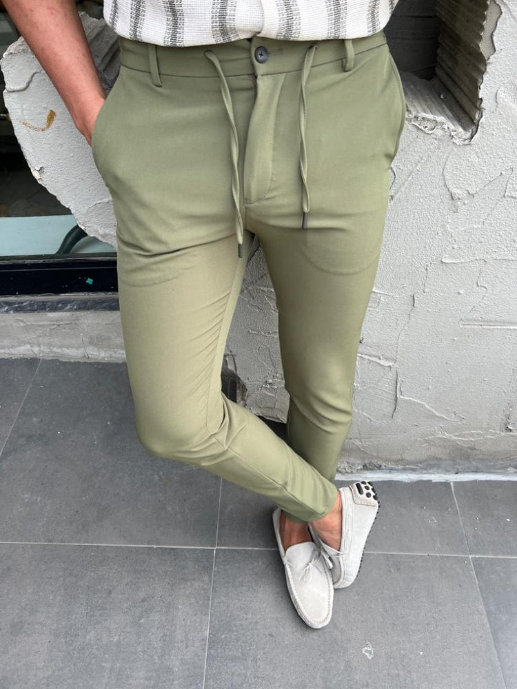Elevate your casual look with the Green Rope Jogger Pant