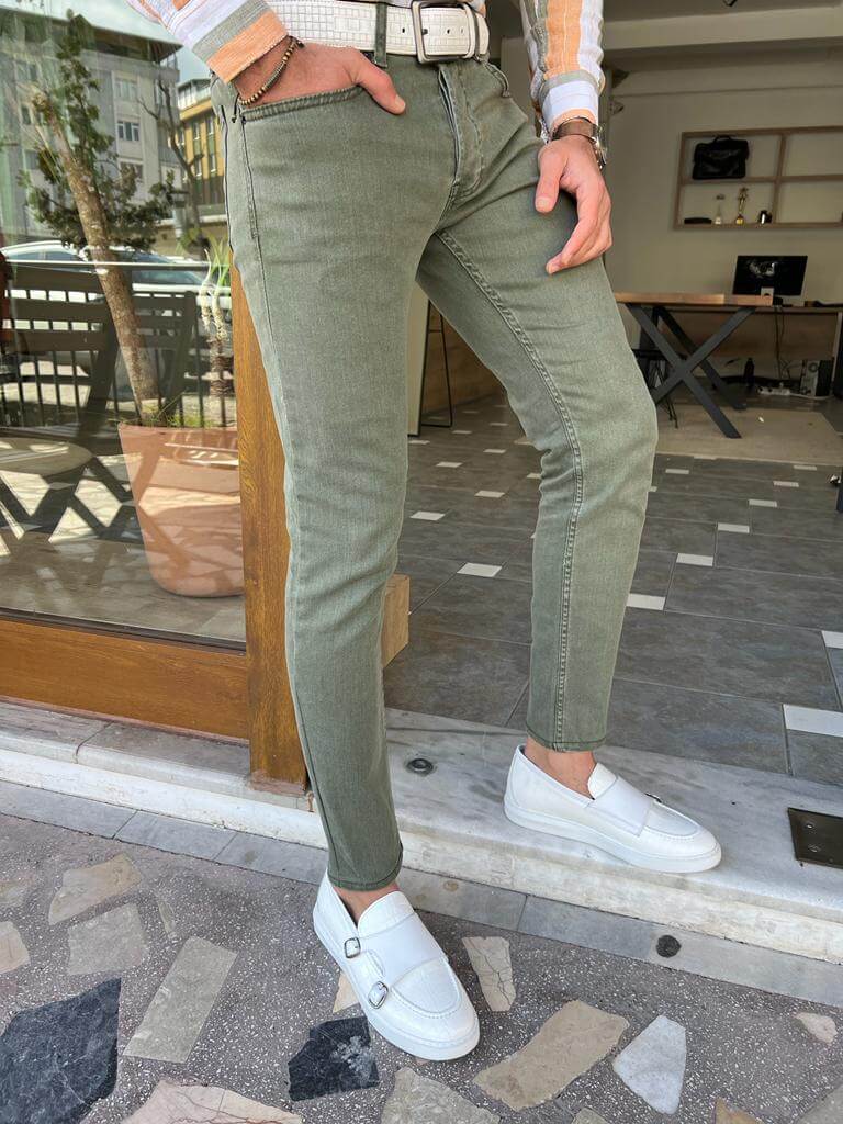 Hollo Khaki-Jeans